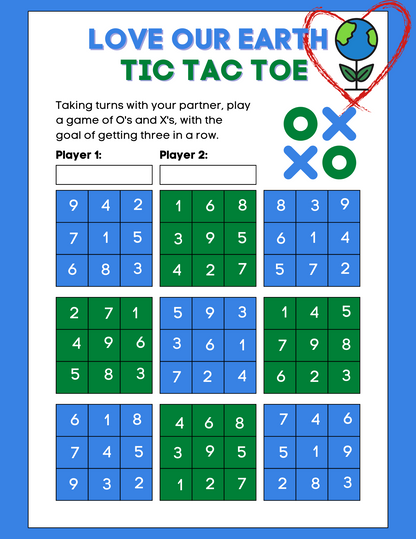 Math Tic Tac Toe Mega Pack: Downloadable and Printable Games for Fun and Engaging Math Practice