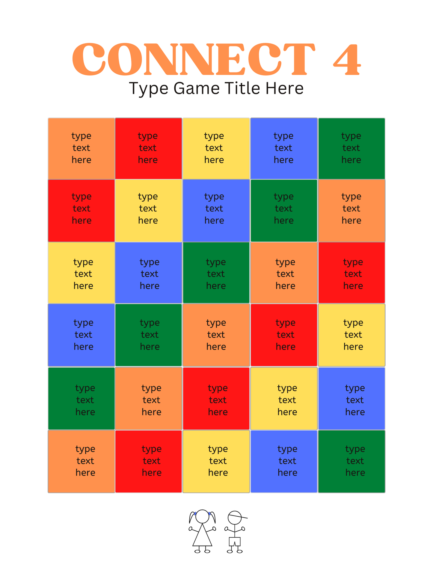 Game On: Digital Download Canva Editable Template of Customizable Game Boards for All Ages and Subjects