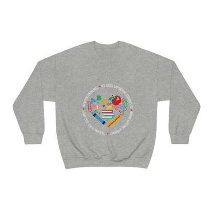 "Empowering Lifelong Learners" Unisex Heavy Blend™ Crewneck Sweatshirt