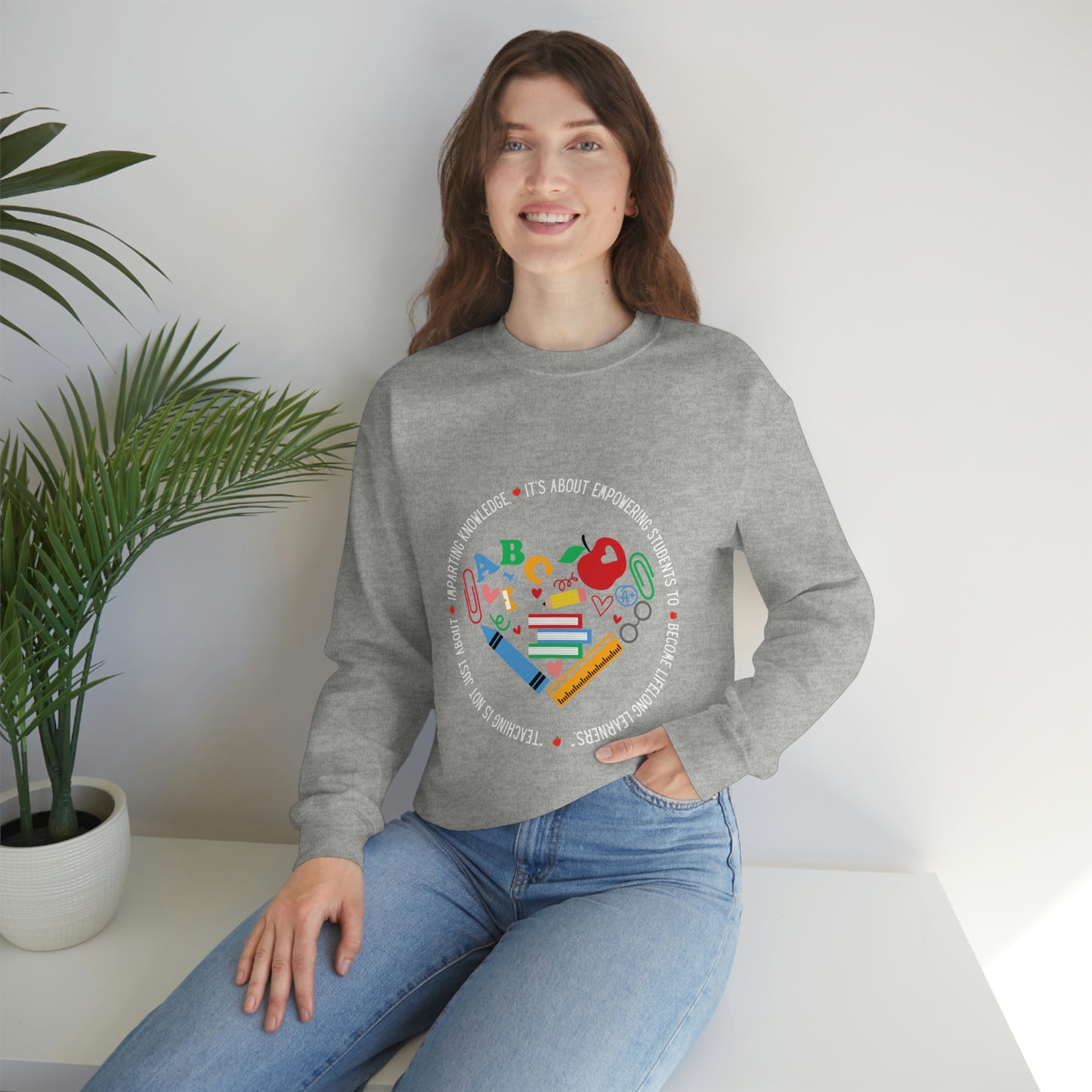 "Empowering Lifelong Learners" Unisex Heavy Blend™ Crewneck Sweatshirt