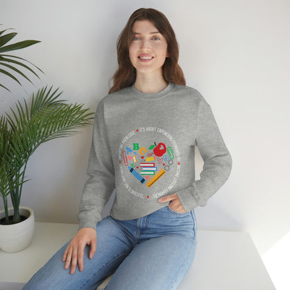 "Empowering Lifelong Learners" Unisex Heavy Blend™ Crewneck Sweatshirt