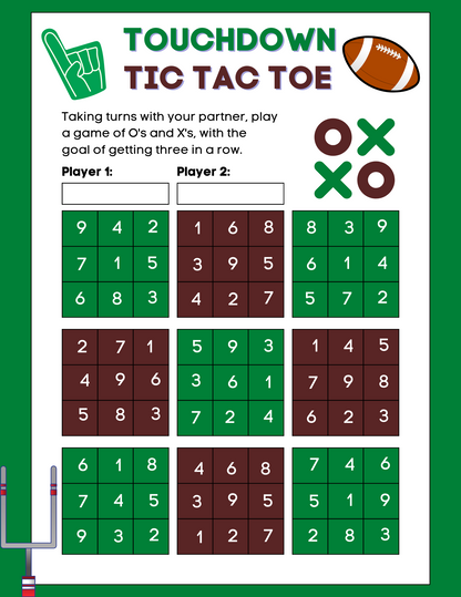 Math Tic Tac Toe Mega Pack: Downloadable and Printable Games for Fun and Engaging Math Practice