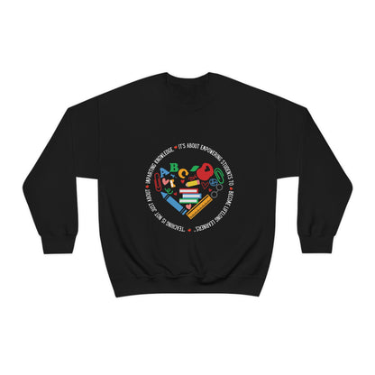 "Empowering Lifelong Learners" Unisex Heavy Blend™ Crewneck Sweatshirt