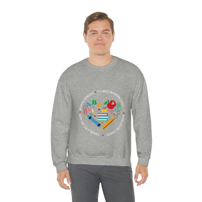 "Empowering Lifelong Learners" Unisex Heavy Blend™ Crewneck Sweatshirt