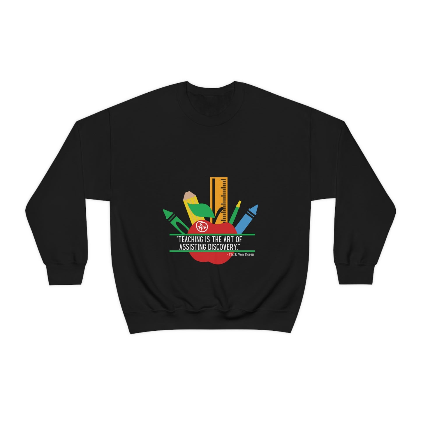 Teaching is the Art of Assisting Discovery Unisex Heavy Blend™ Crewneck Sweatshirt