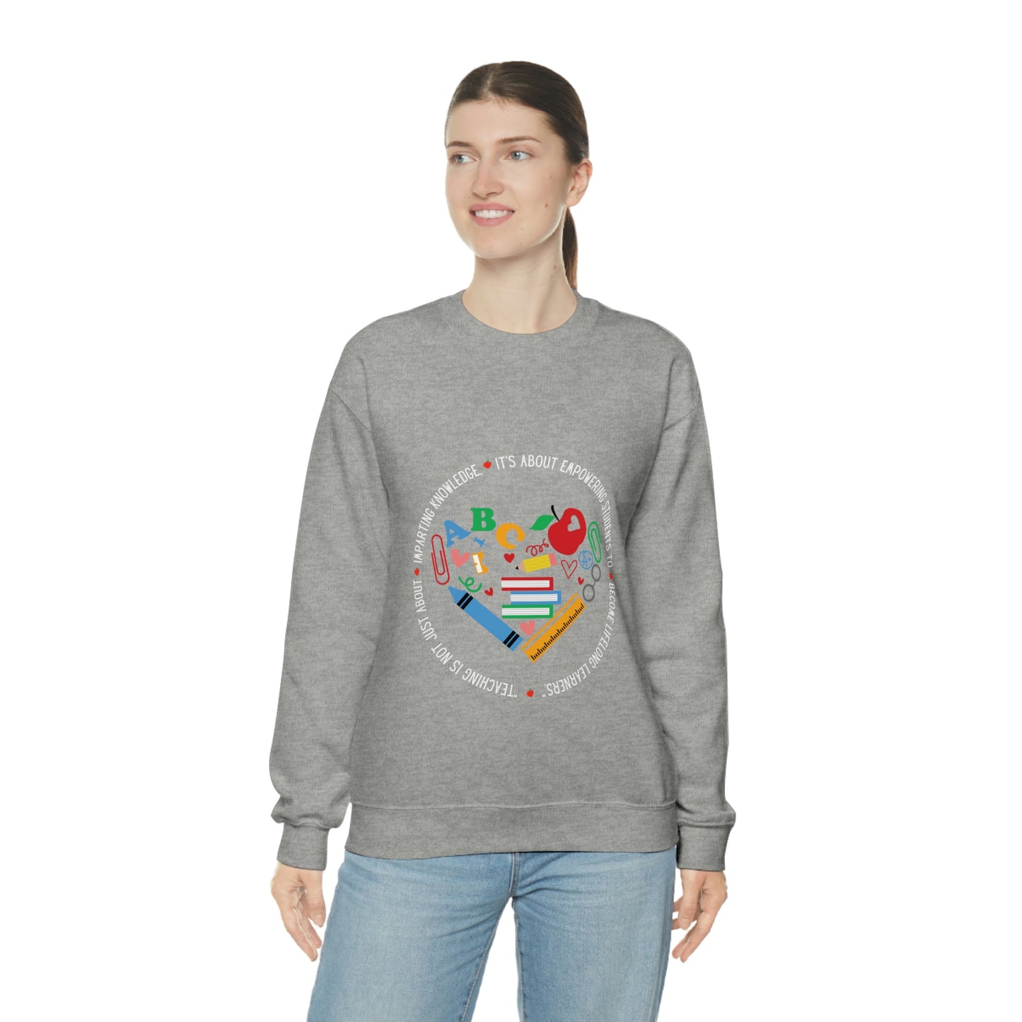 "Empowering Lifelong Learners" Unisex Heavy Blend™ Crewneck Sweatshirt