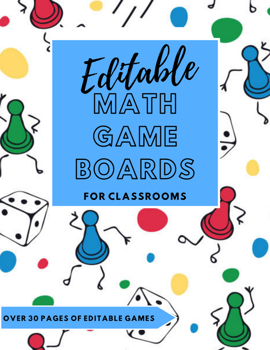 Game On: Digital Download Canva Editable Template of Customizable Game Boards for All Ages and Subjects