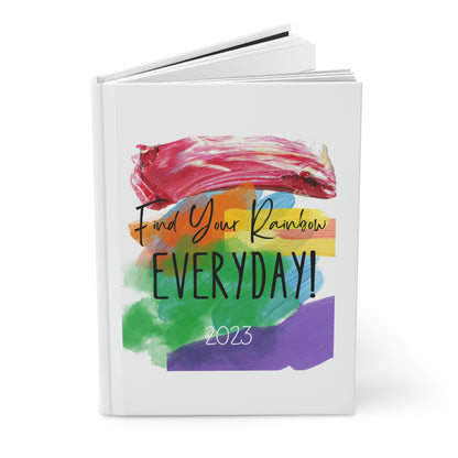 Fin Your Rainbow 6" x 9" 150 Page (75 sheets of white lined paper) Hardcover Matte Journal