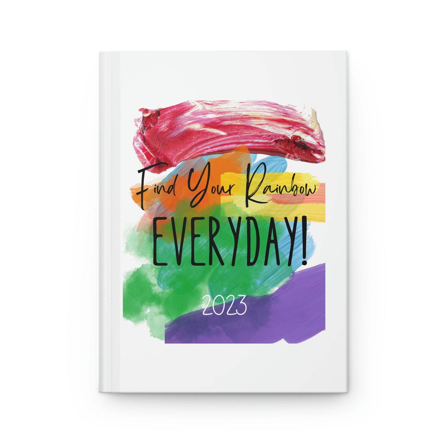 Fin Your Rainbow 6" x 9" 150 Page (75 sheets of white lined paper) Hardcover Matte Journal