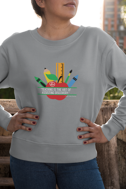 Teaching is the Art of Assisting Discovery Unisex Heavy Blend™ Crewneck Sweatshirt