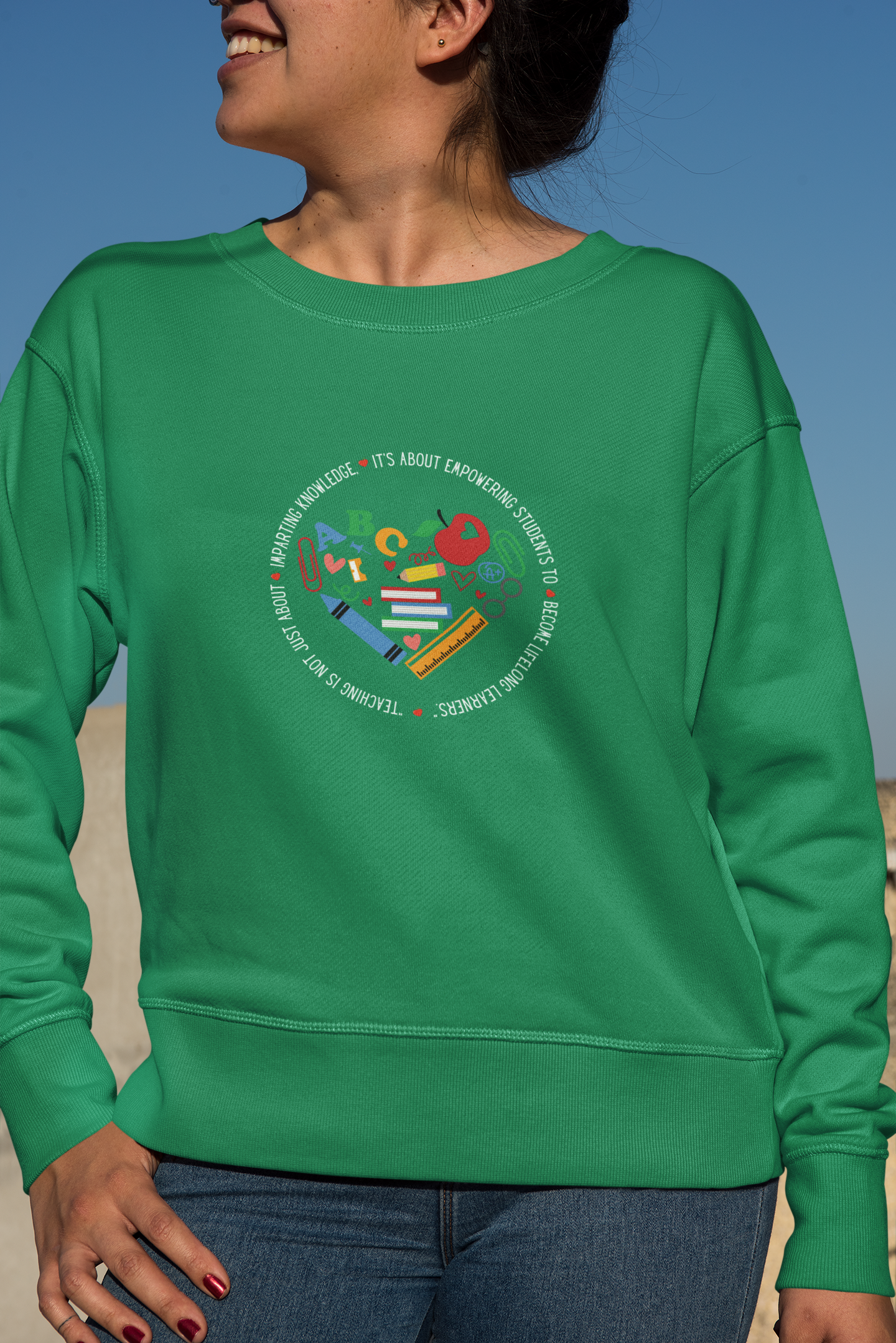 "Empowering Lifelong Learners" Unisex Heavy Blend™ Crewneck Sweatshirt