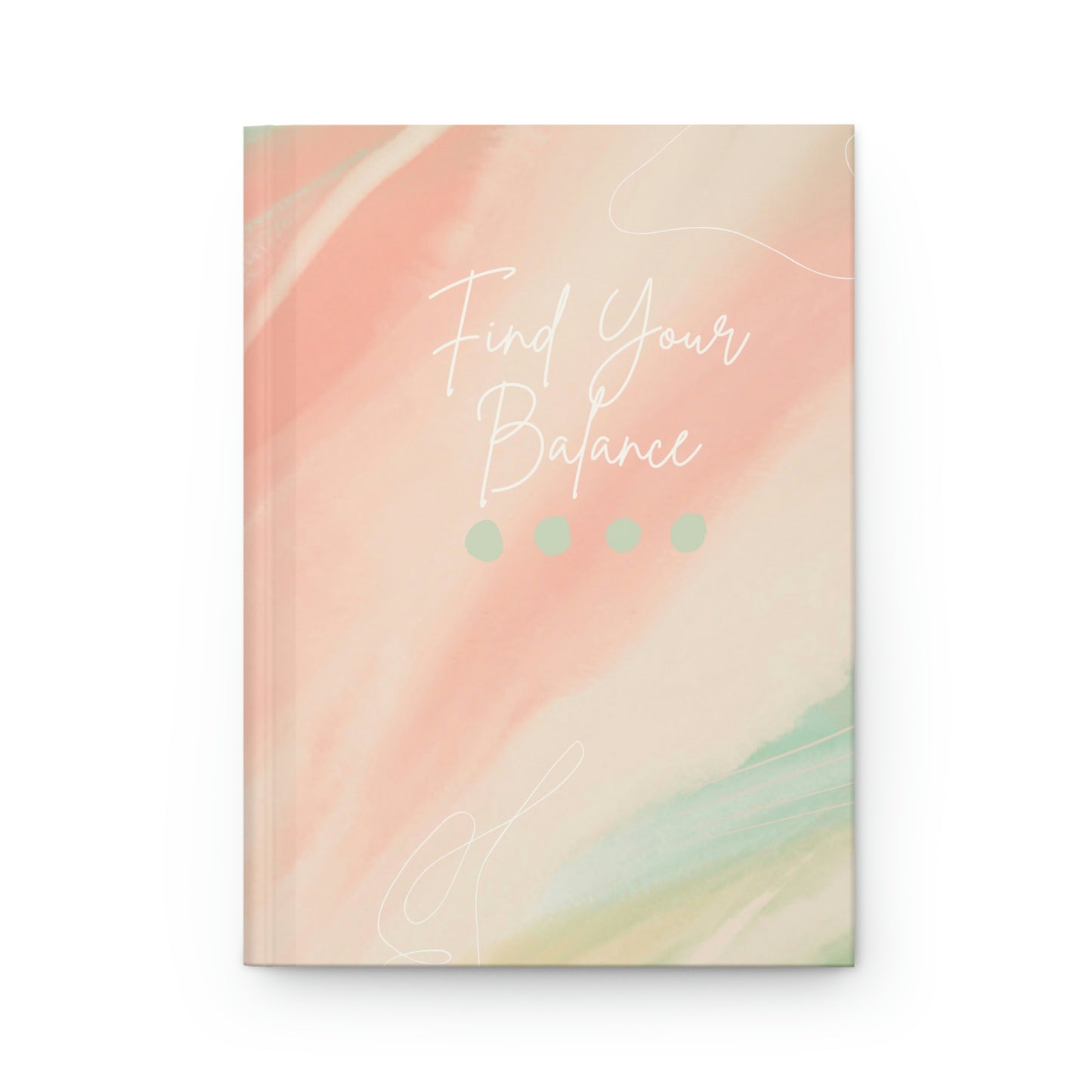 Find Your Balance 6" x 9" 150 Page (75 sheets) Hardcover Journal Matte