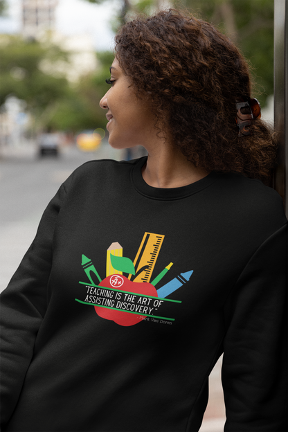 Teaching is the Art of Assisting Discovery Unisex Heavy Blend™ Crewneck Sweatshirt